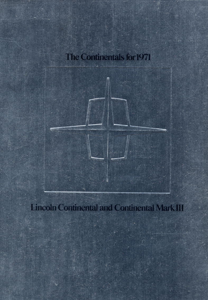 1971 Lincoln Continental Brochure